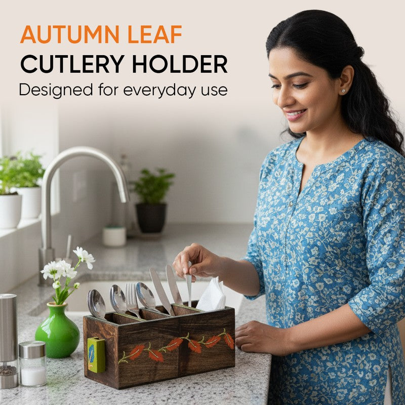 Shanti Handcrafted Cutlery Holder media 5
