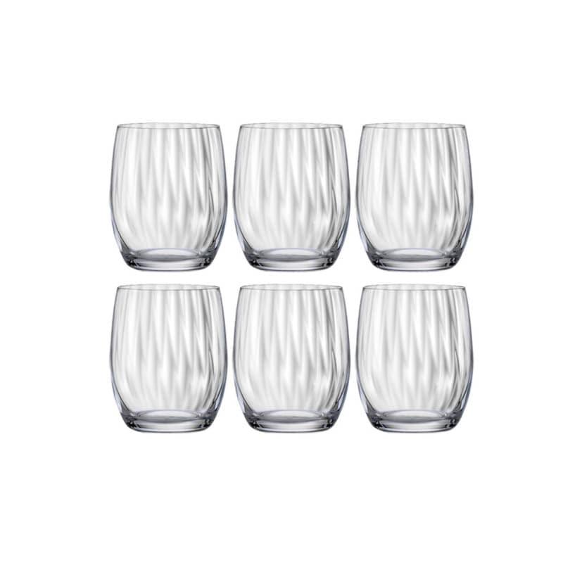 Ciara Bohemia Crystal Whiskey Glass (300 ML) - Set Of Six media 3