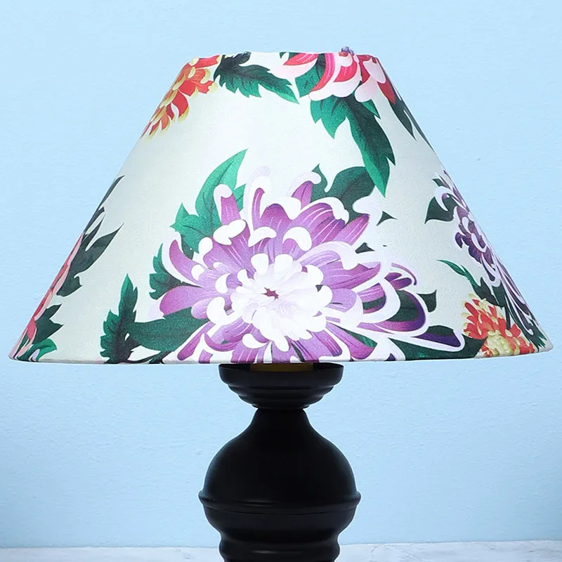 Miyabi Prima Printed Mango Wood Table Lamp - Multicolor media 3
