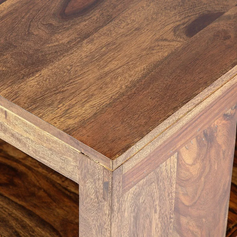 Arixon Sheesham Wooden Center Table - Brown media 7