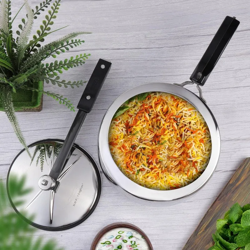 Vinod Zyric Pressure Cooker Stainless Steel - 3000 mL/ 14 Inches media 1