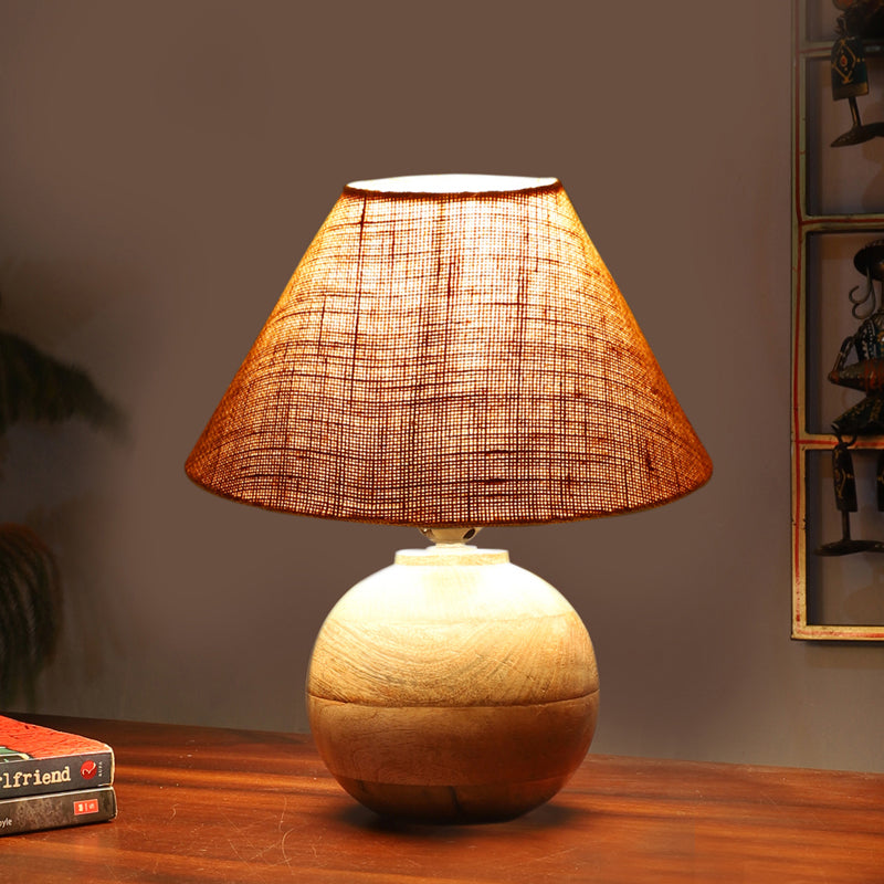 Sienna II Orb Jute Table Lamp - Beige,Brown