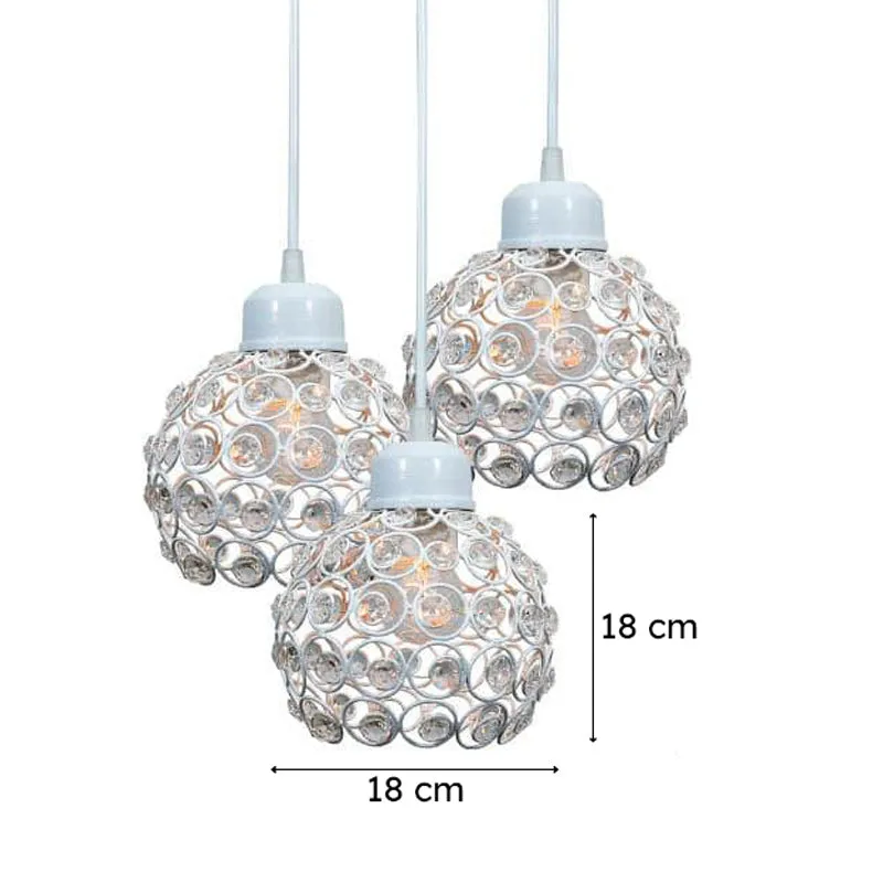 Lousie Cluster Pendant Lamp - White media 7