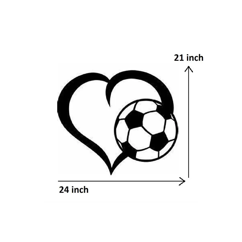 Love Football Black Iron Wall Accent media 5