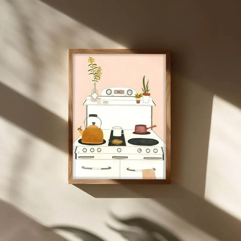 Caf Noir Archival Canvas Wall Art - Brown media 3