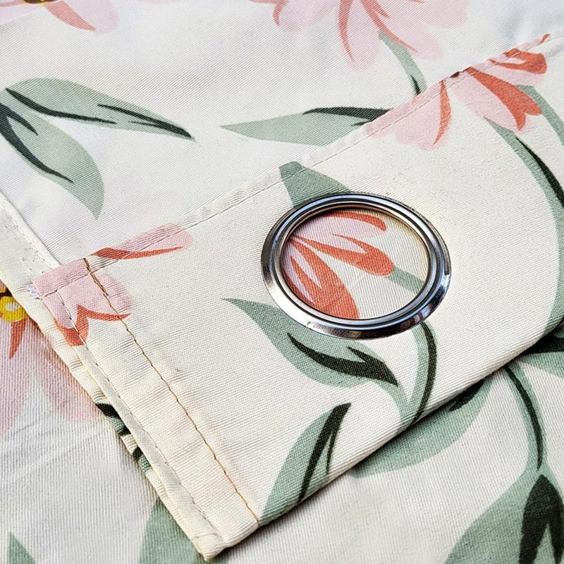 Floral Whispers Cotton Curtain media 3