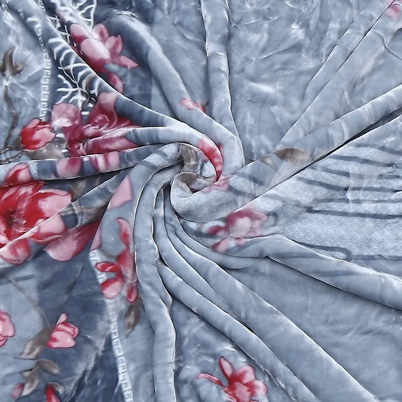 Monte Carlo Blossom Dreamscape Reversible Blanket - 850 GSM media 7