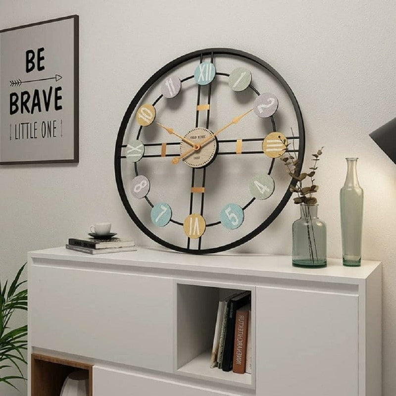 Dialy Silent Wall Clock - Black media 4
