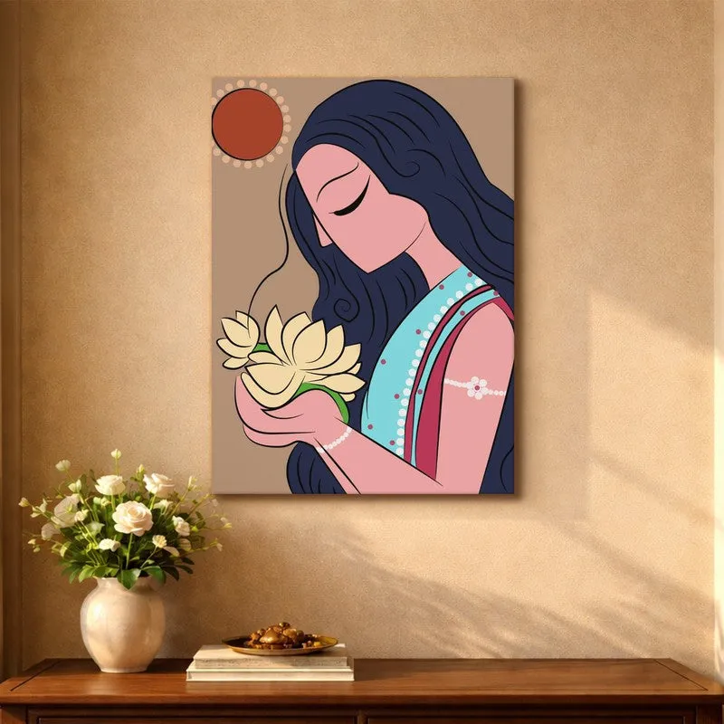 Bengal Lady Canvas Wall Art & Paintings media 5