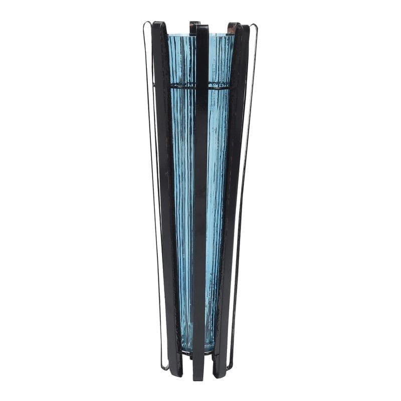 Solange Glass Vase - Blue media 3