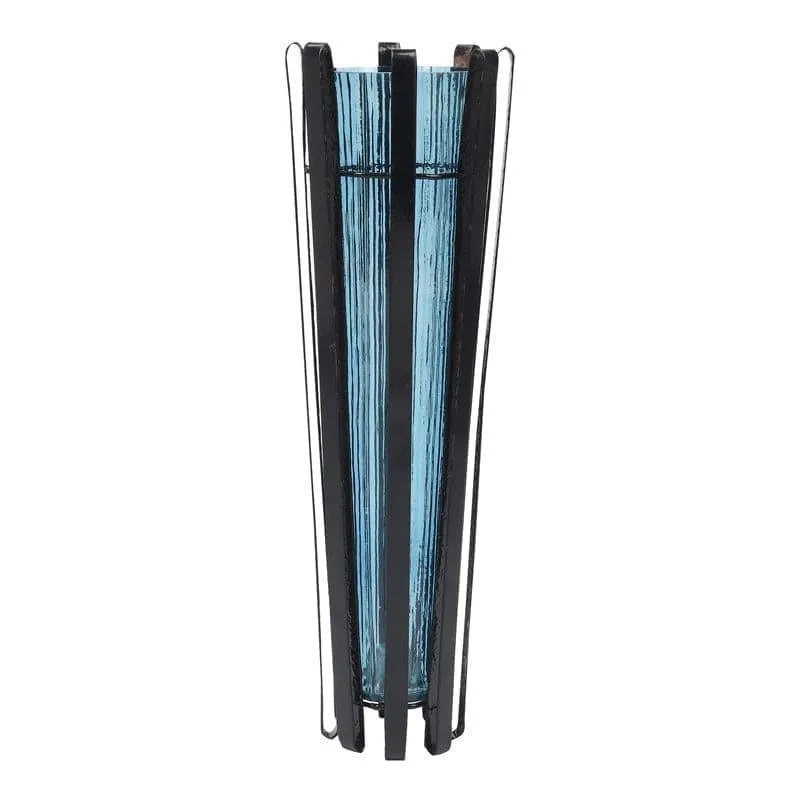 Solange Glass Vase - Blue media 3