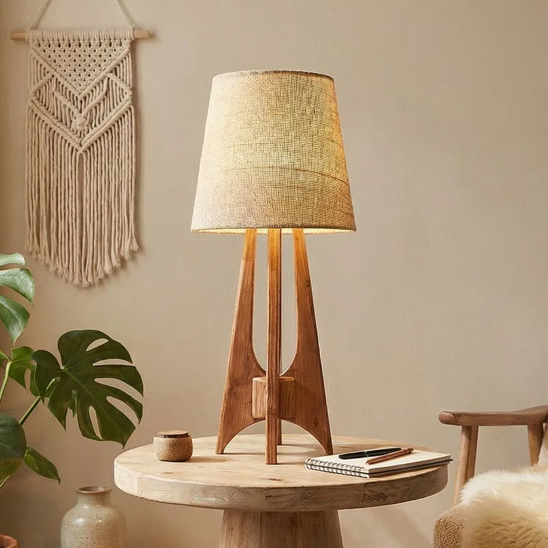 Lyonesse Jute Table Lamp - Brown,Beige media 1