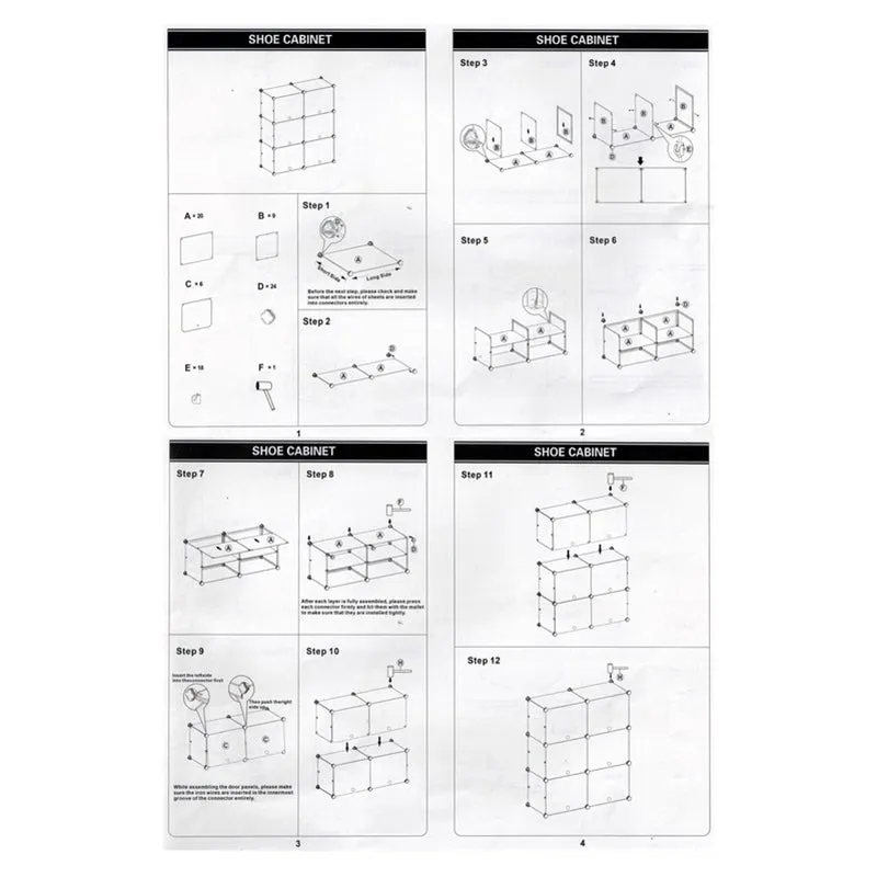 StrataStep White Plastic & Metal Shoe Racks media 5