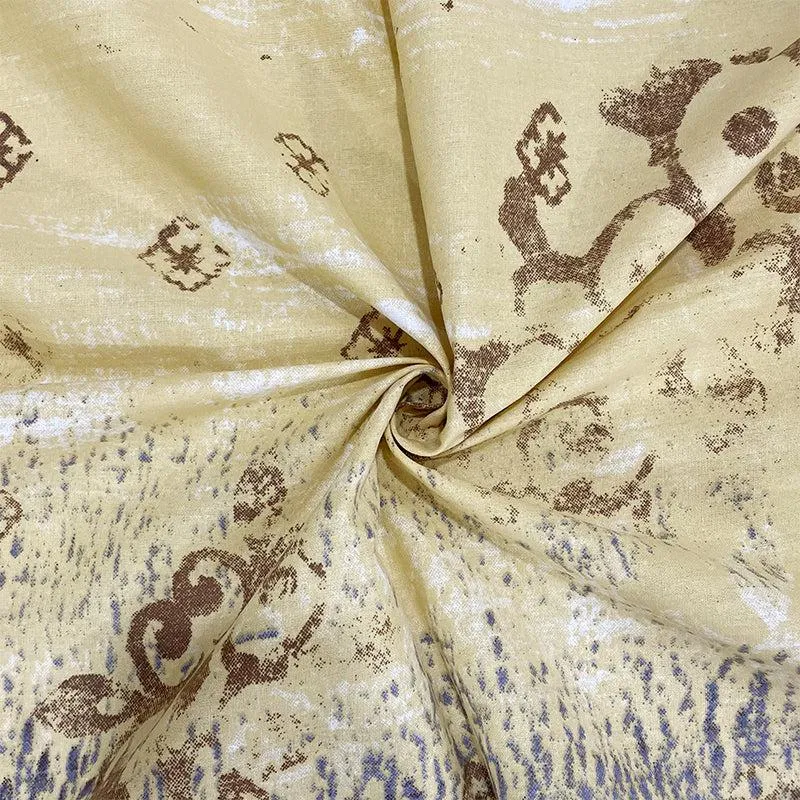 Swayam Anvi Ethnic Cotton Comforter (Yellow) - 150 GSM media 4