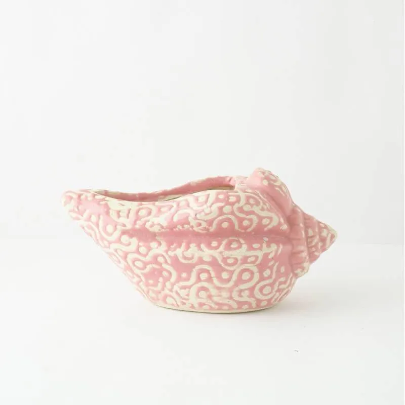 Sea Shell Planter - Pink media 4