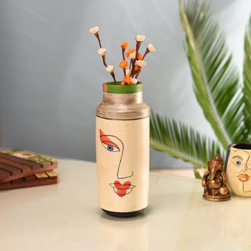 Painted Muse I Terracotta Vase media 1