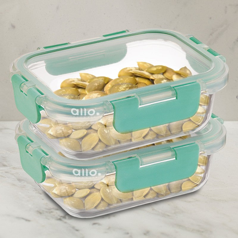 Pakro Leak Proof Glass Lunch Box (185 mL Each) - Set Of Two media 5