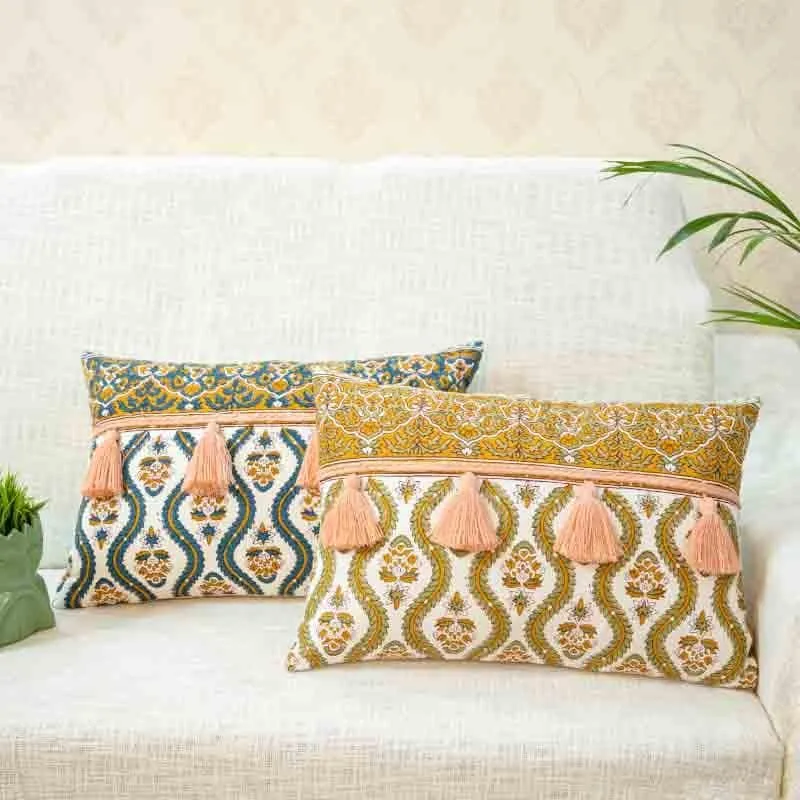 Meera Cushion Cover - Yellow media 5