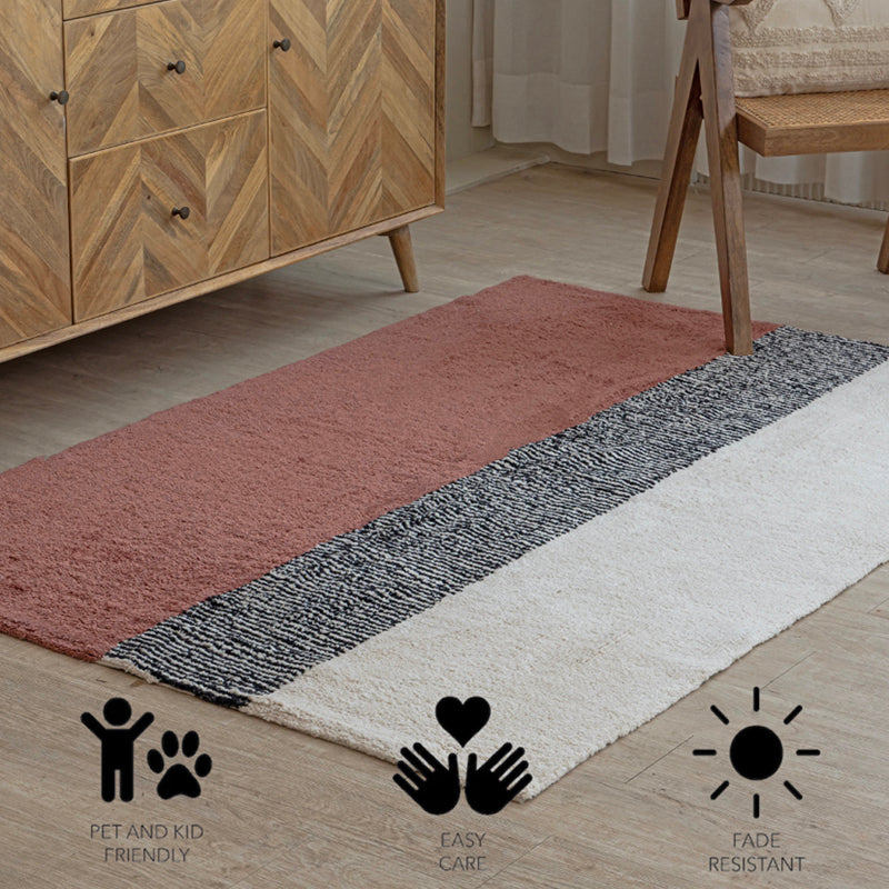 Alira Handwoven Cotton Rug media 7