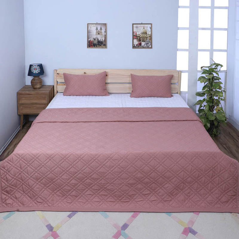Jisha Microfiber Bedcover - Peach media 3