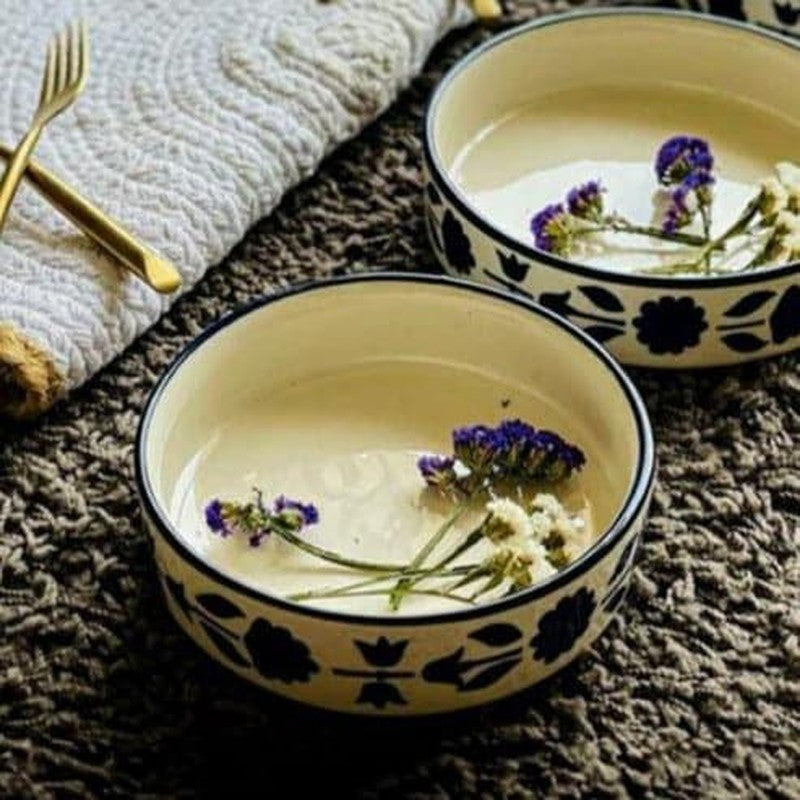 Natana Floral Serving Bowl - Set Of Three media 4