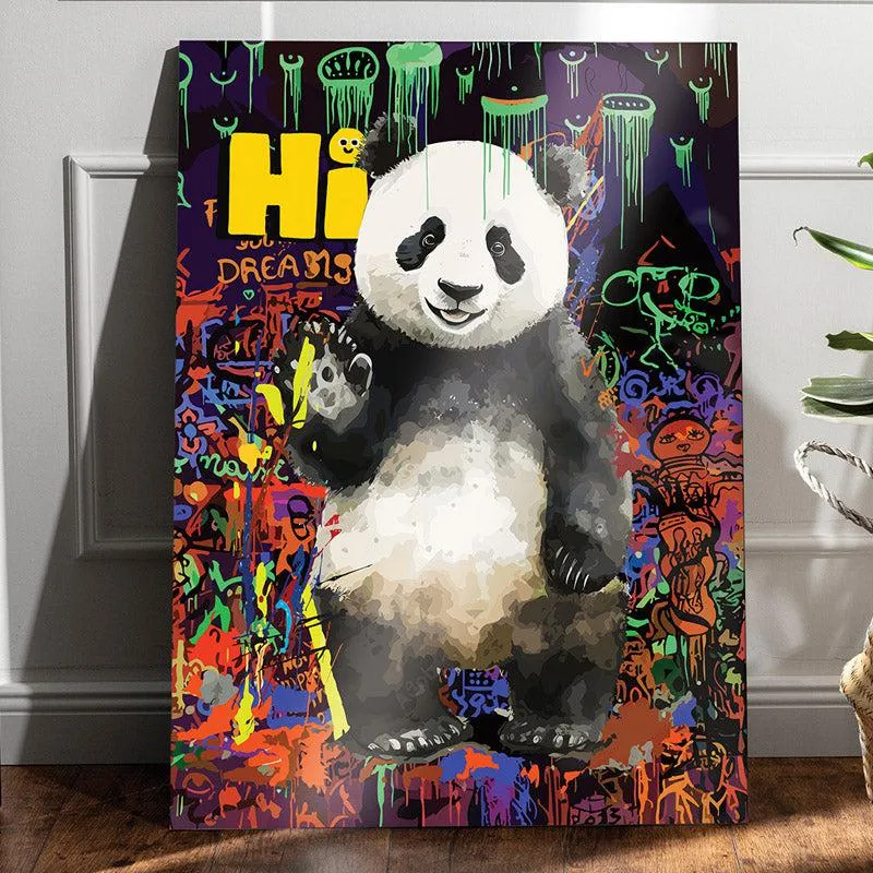 Hi Panda Wall Art media 2