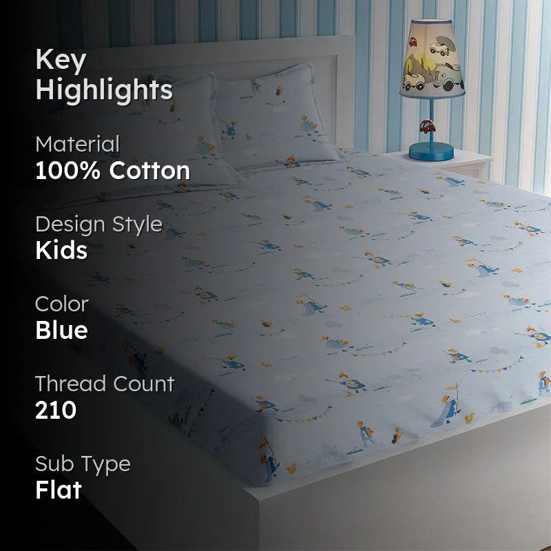 Skye Kids Cotton Bedsheet - 210 TC media 2