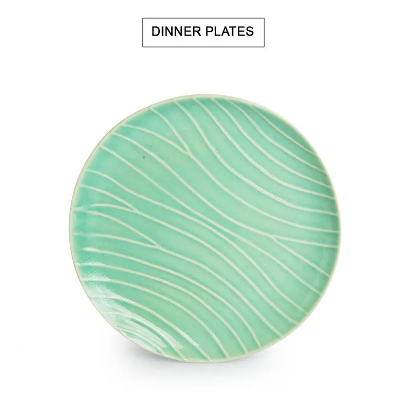 Oceano Green Dinner Set - 3 Piece Set media 4