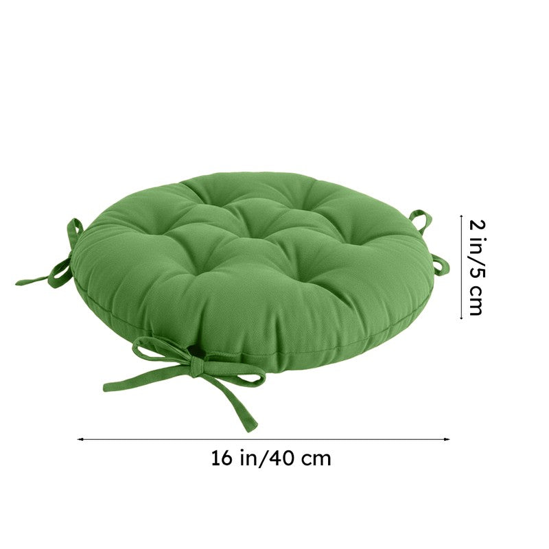 Paylon Chair Pad (Light Green) - Set Of Two media 5