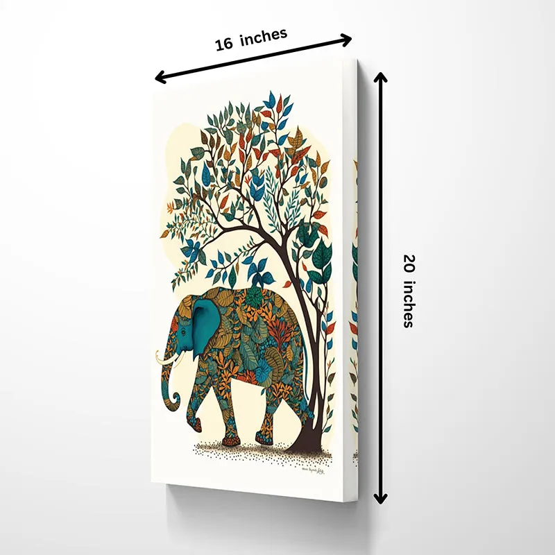 Azure Haathi Wall Art media 6