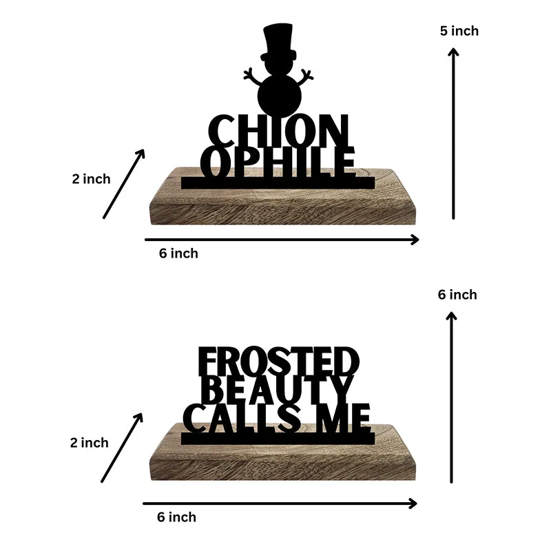 Chionophile Showpiece - Set Of Two media 4