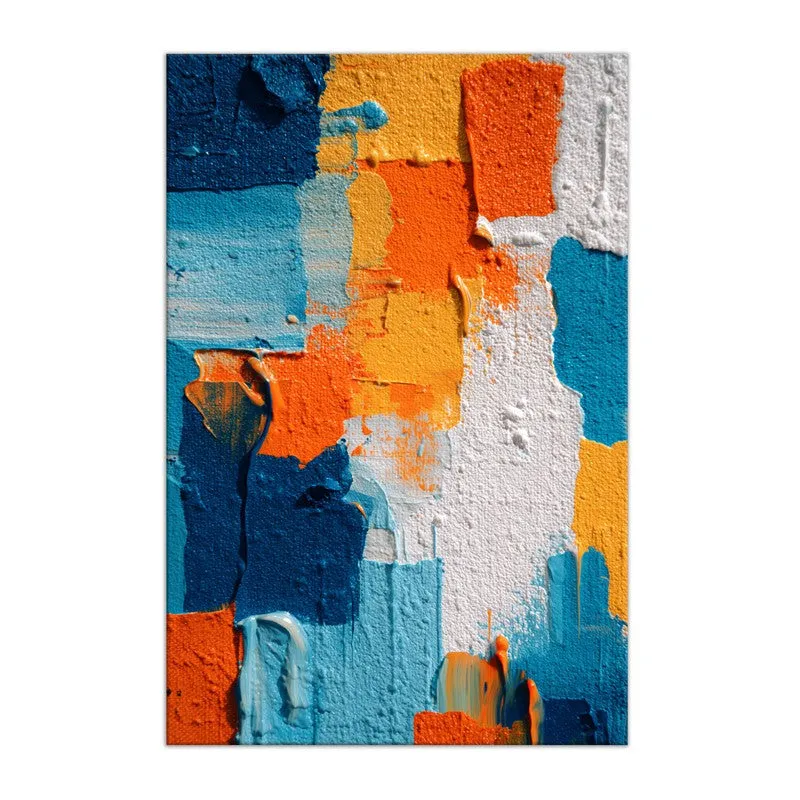Brushstroke Abstract Texture Canvas Wall Art media 3