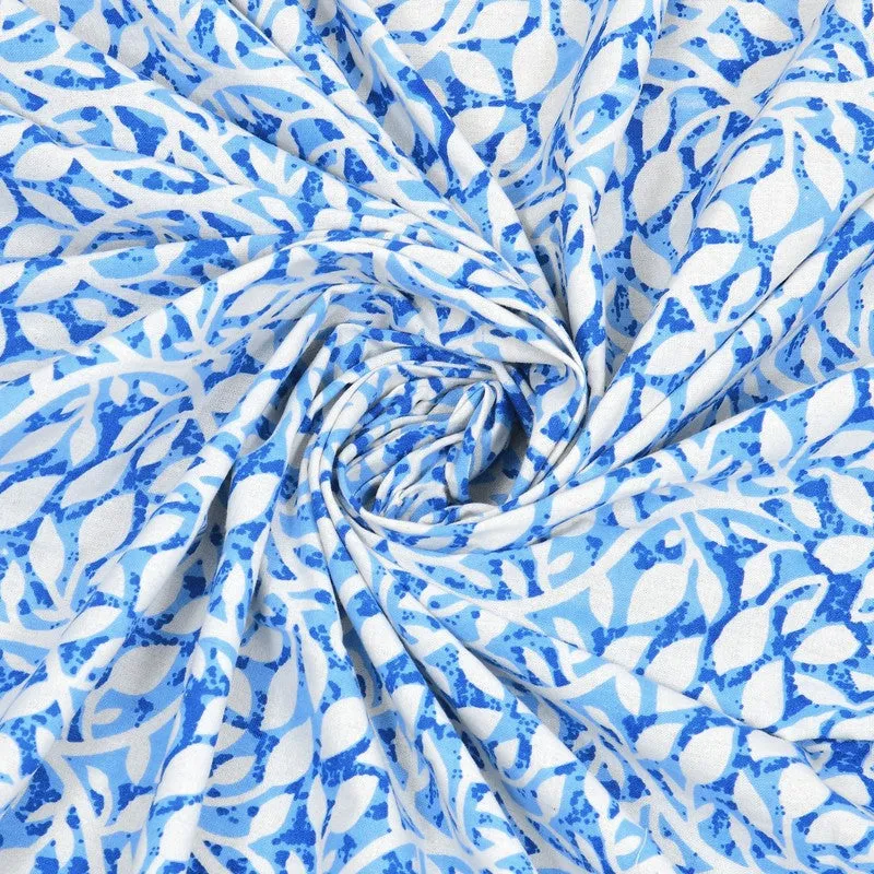 Softra Cotton Bedsheet (Blue) - 240 TC media 6