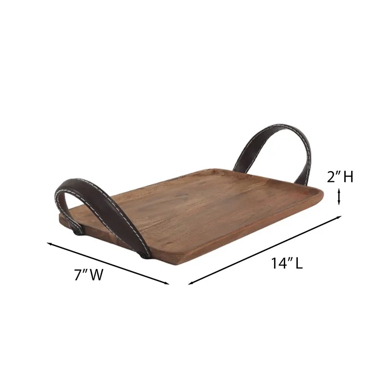 Mirela Acacia Wood Tray media 5