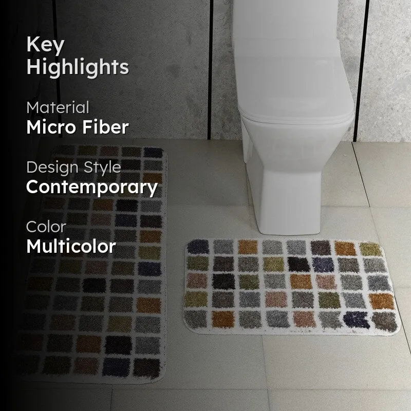 GridCove Microfiber Bath Mats - Set of Two media 2