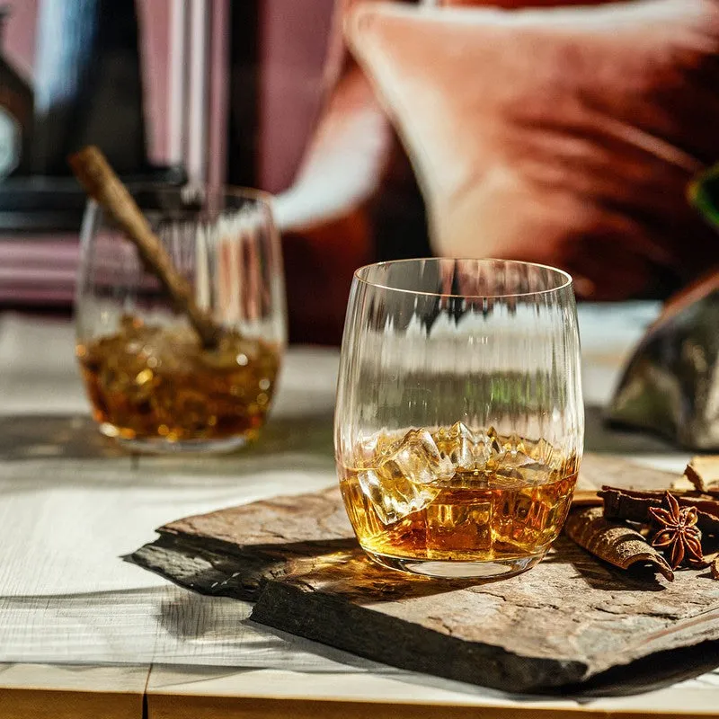 Barrel European Crystal Whiskey Glasses (300 mL Each) - Set Of Two media 3
