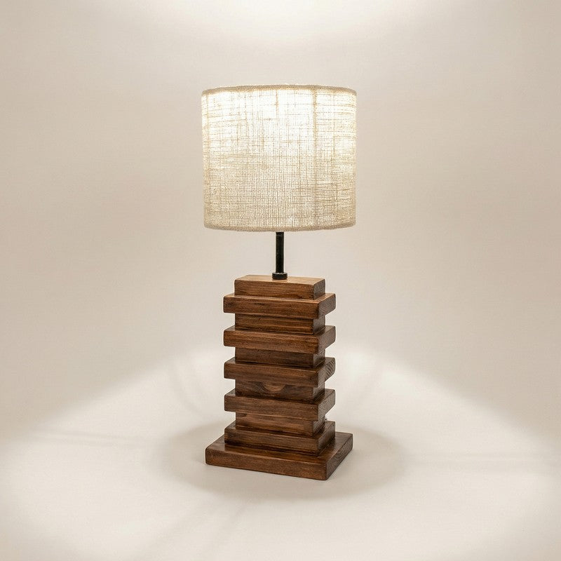Jorian Jute Table Lamp - Brown,Beige media 4
