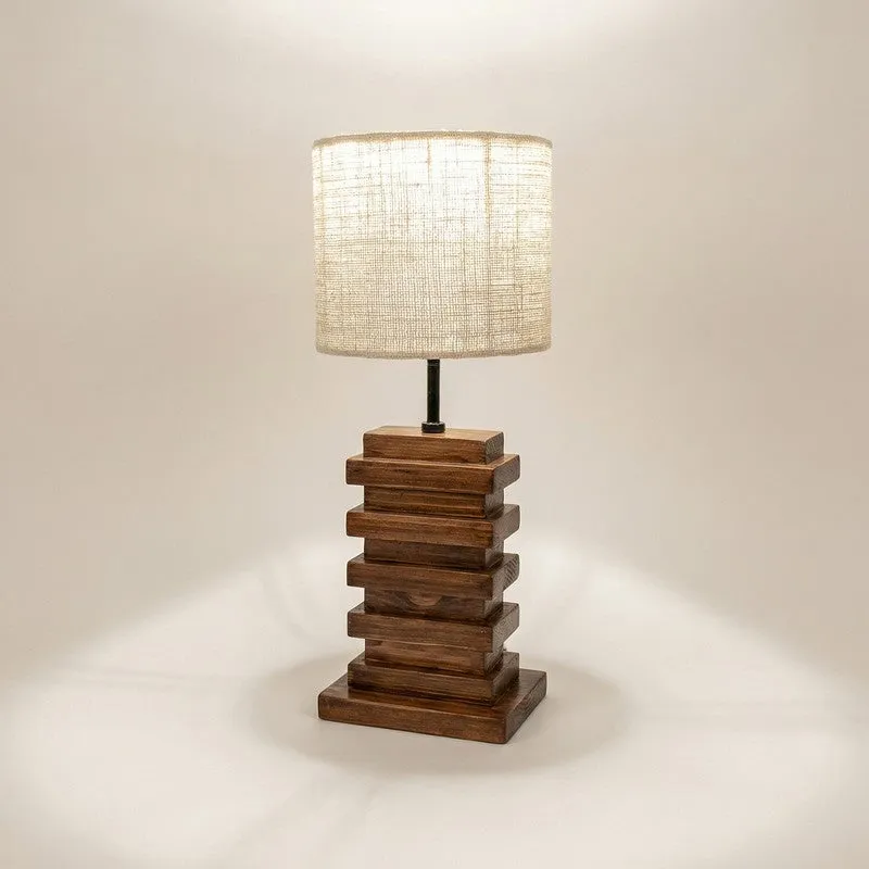 Jorian Jute Table Lamp - Brown,Beige media 4