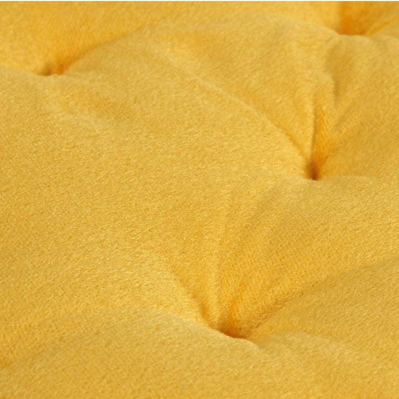 Roe Velvet Floor Cushion - Yellow media 5