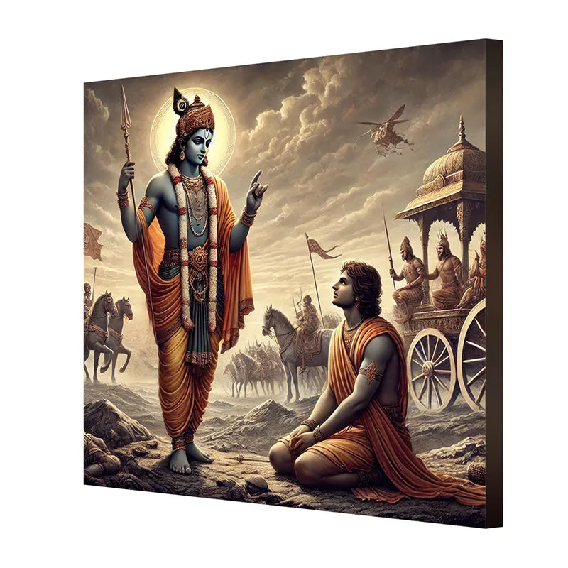 Vasudeva Wall Painting media 5