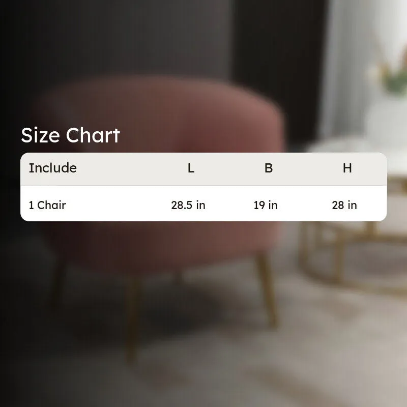 Leiser Accent Chair - Peach media 9