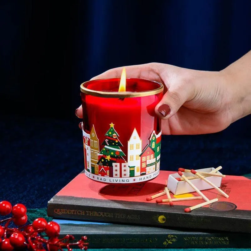 Red Merry Town - Gift Box of 1 Scented Candle media 4