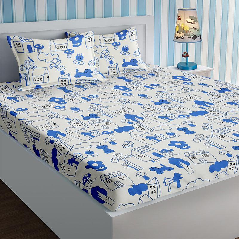 Clio Kids Cotton Bedsheet - 210 TC