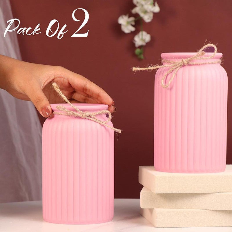 Blush Charm Vase - Set Of Two media 3