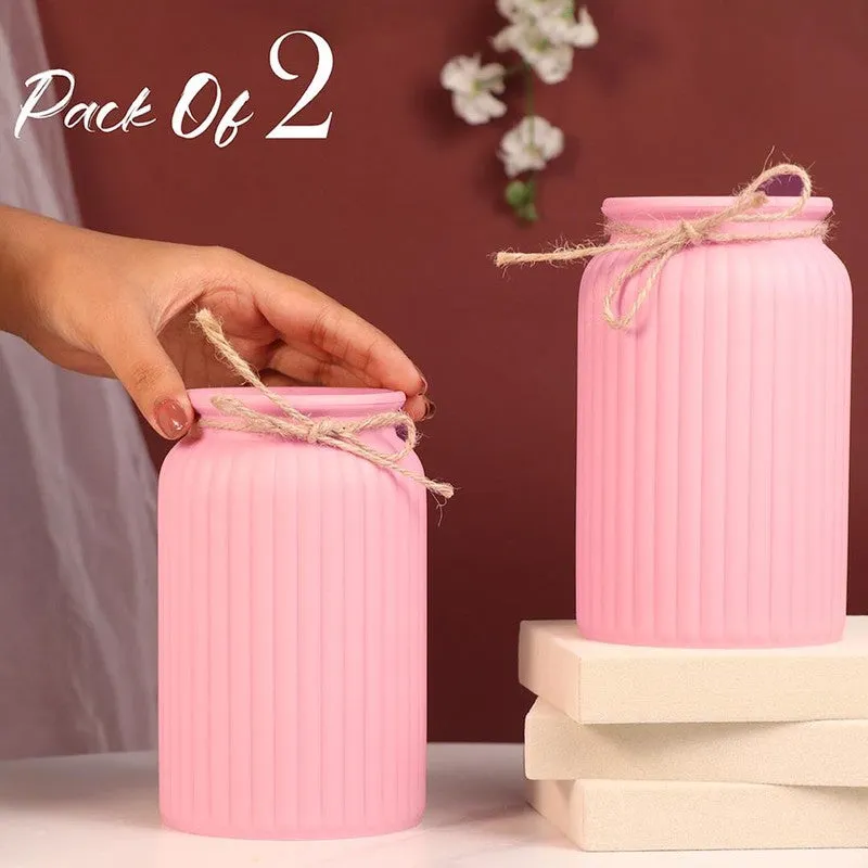 Blush Charm Vase - Set Of Two - 3