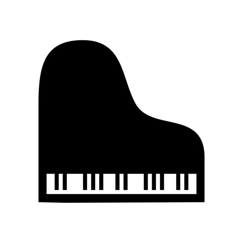 Piano Black Iron Wall Accent media 3