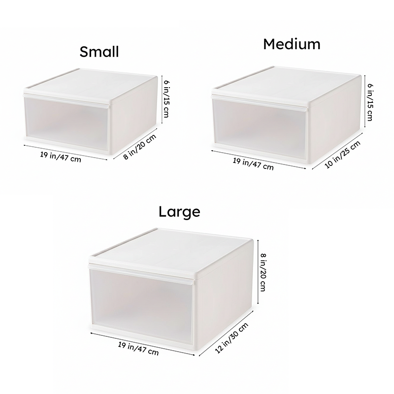 Lunex White Drawer Organizer media 11