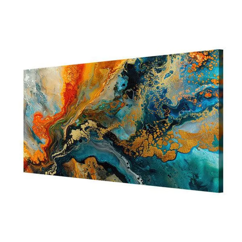 Inferno Abstact Wall Painting media 5