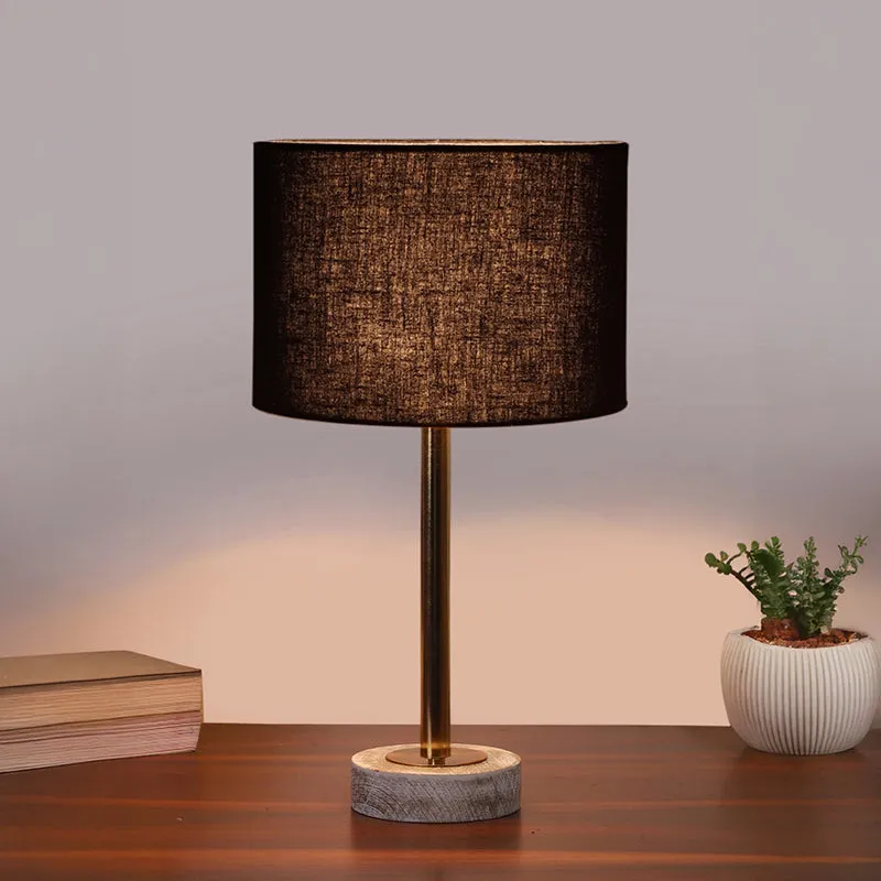 Cotin I Rodin Wooden Table Lamp - Black,Gold,White media 2