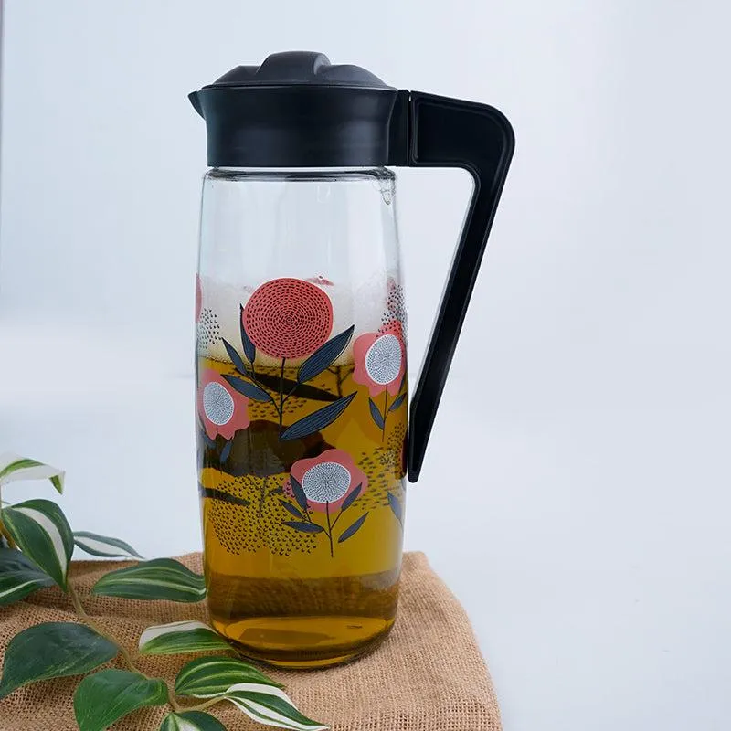 Pitola Flora Jug With Black Lid - 1600 ML media 1
